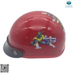 Mũ Bảo Hiểm Nửa Đầu Trẻ Em BH018-1 In Logo