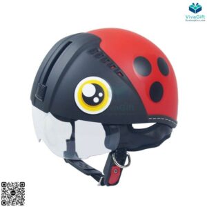 Mũ Bảo Hiểm Trẻ Em Nửa Đầu BH019-1 Có Kính Âm In Logo