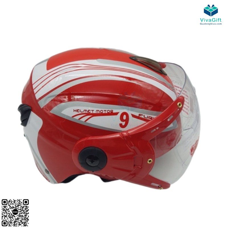 Mũ Bảo Hiểm Trẻ Em Nửa Đầu BH020-2 Có Kính Càng In Logo 