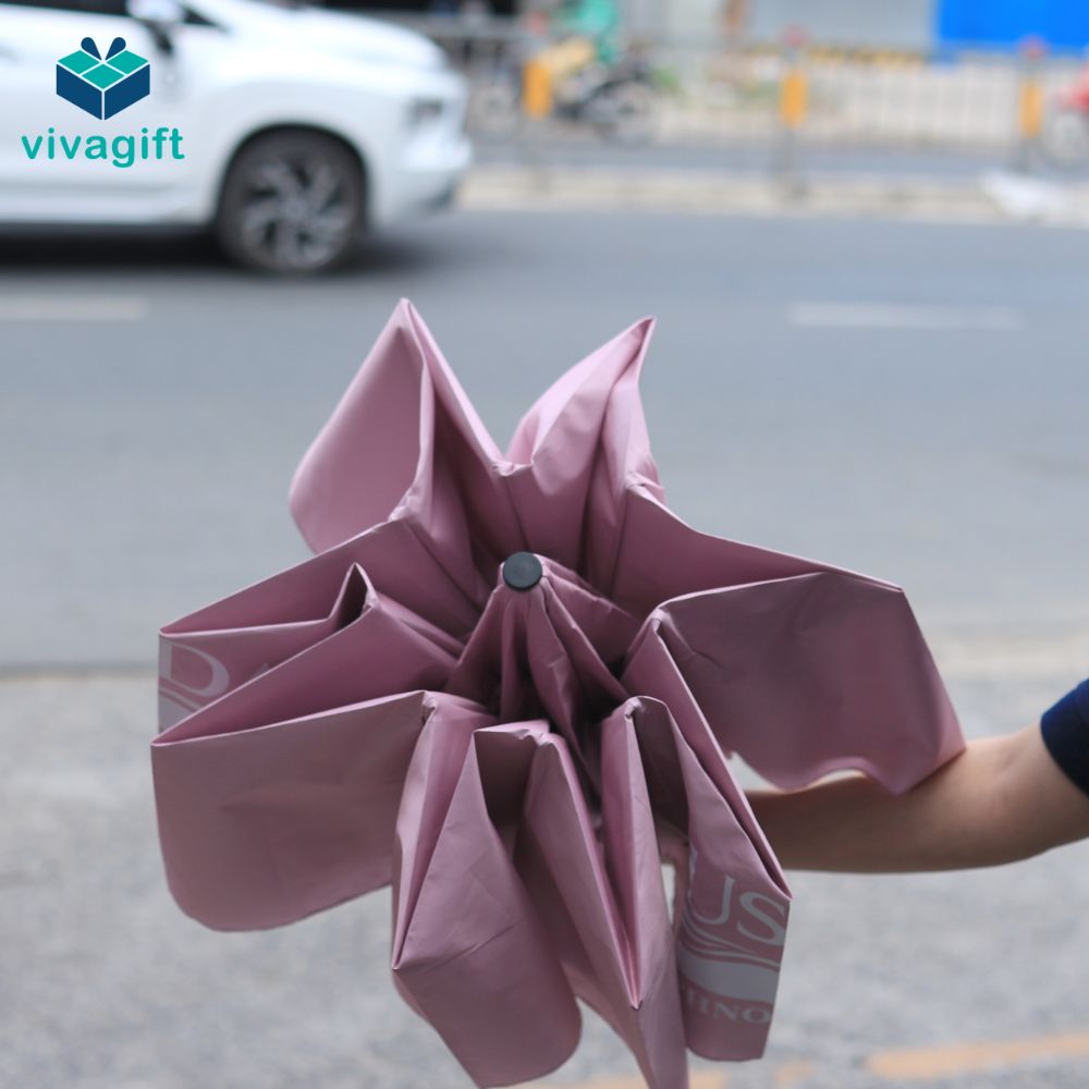 Ô Dù Cầm Tay Gấp 3 Tự Động 1 Chiều D010 R=58cm - Quatangviva.com