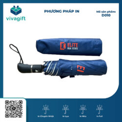 Ô Dù Cầm Tay Gấp 3 Tự Động 1 Chiều D010 R=58cm – Quatangviva.com