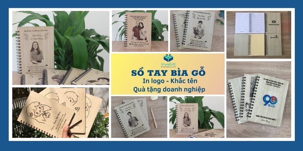 Sổ Tay Bìa Gỗ