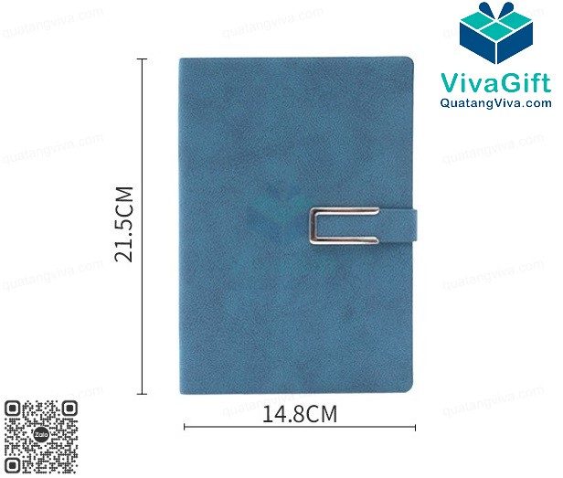 Sổ Tay Dán Gáy Có Khóa Nam Châm B100 5