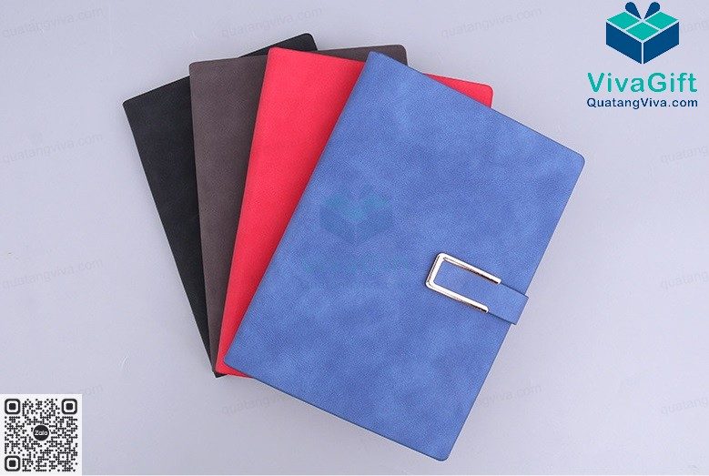 Sổ Tay Dán Gáy Có Khóa Nam Châm B100 13