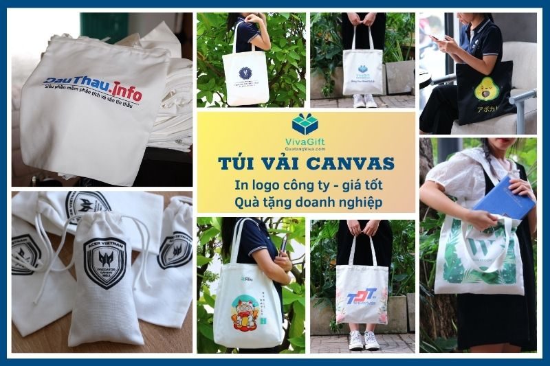 Cung Cấp Túi Vải Canvas In Logo Theo Yêu Cầu, Giá Rẻ 2