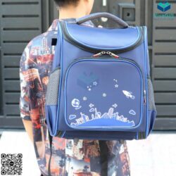 Balo Chống Gù Cho Học Sinh Tiểu Học In Logo BL109Bản sao của IMG_3647