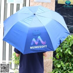 Ô Dù Cầm Tay Gấp 2 Tự Động 1 Chiều D019-1 In Logo MumesoftIMG_2650