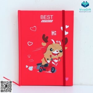Sổ Tay Dán Gáy Note Book Có Ràng Dây Thun B099 2