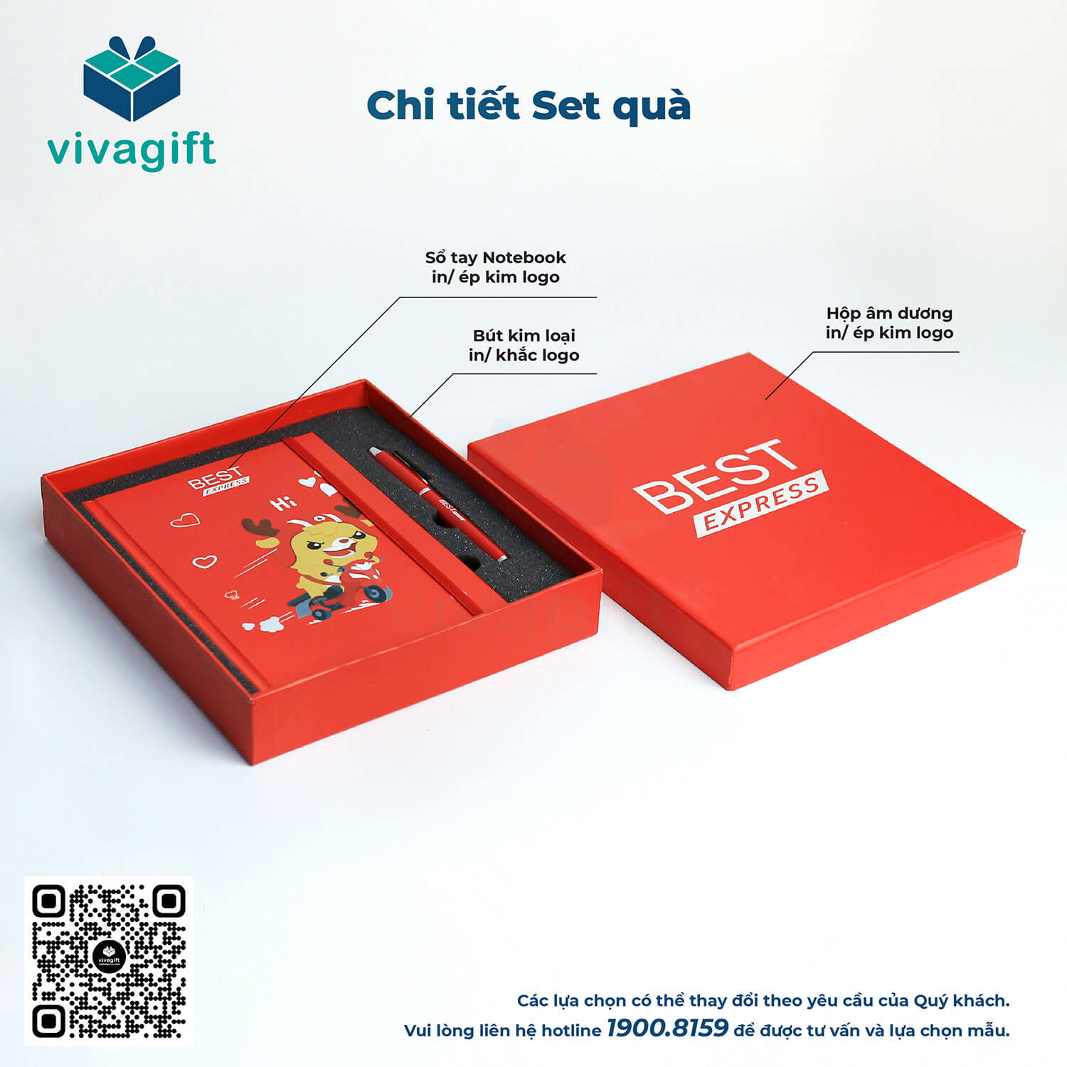 Bộ Giftset Sổ Tay NoteBook Và Bút Ghi Chép GS159 1