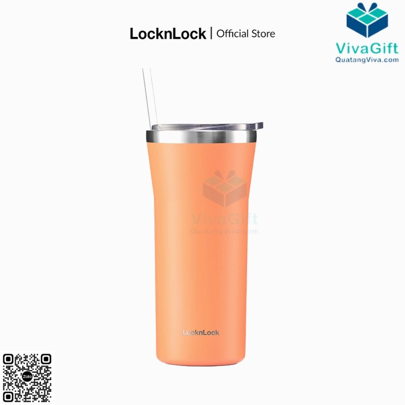 Ly Giữ Nhiệt Lock&Lock 870ml LHC4325 Daily Essential Tumbler Kèm Ống Hút Và Cọ Rửa 2