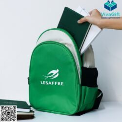 Balo Học Sinh Cấp 1 Màu Xanh BL137 In Logo – Quatangviva.com