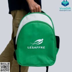 Balo Học Sinh Cấp 1 Màu Xanh BL137 In Logo – Quatangviva.com