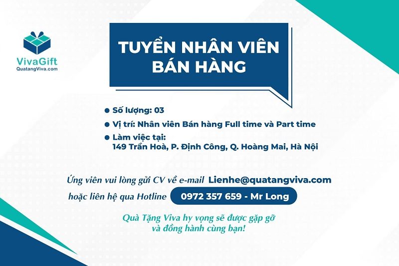 Tuyển Dụng Nhân Viên Bán Hàng Tại Hà Nội 1