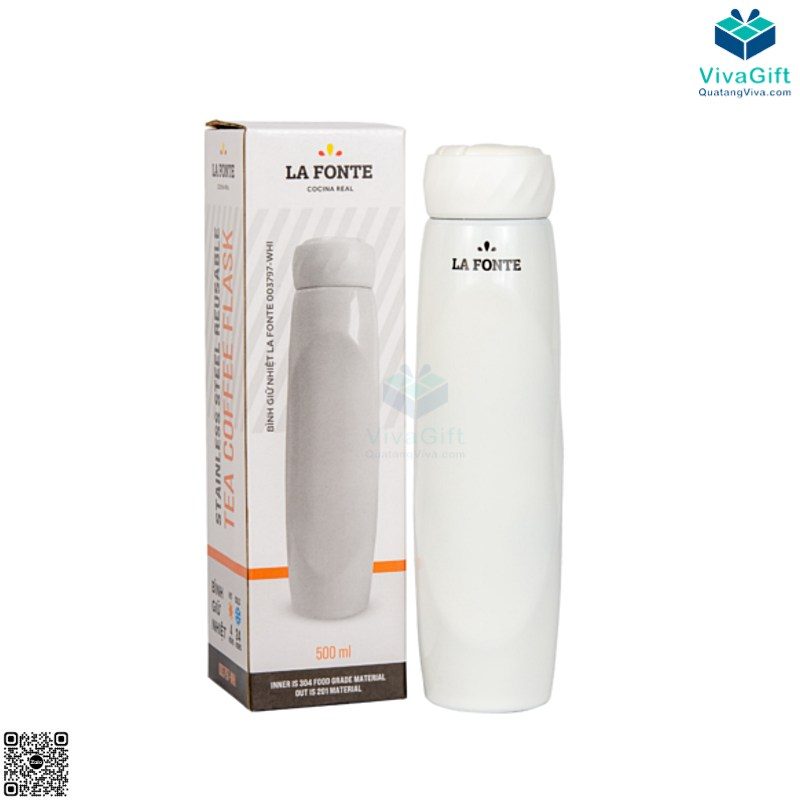 #1 Bình Giữ Nhiệt 2 Lớp Chân Không 500ml Lafonte 003797