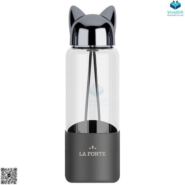 #1 Bình Nước Nhựa Lafonte Tai Mèo 350ml 007429