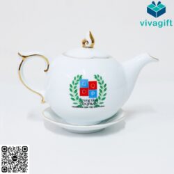 GiftSet Bộ Ấm Trà Bát Tràng GS156 In Logo – Quatangviva.com