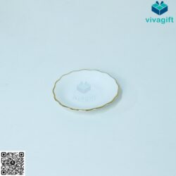 Bộ Ấm Chén Tứ Quý Bát Tràng Viền Chỉ Vàng 700ml A022 – Vivagift
