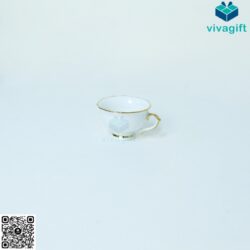 Bộ Ấm Chén Tứ Quý Bát Tràng Viền Chỉ Vàng 700ml A022 – Vivagift