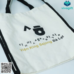 Túi Canvas TVC015 – VIỆN KING SEJONG – vivagift