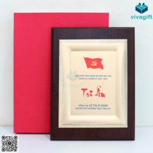 Bảng Vinh Danh Gỗ Đồng Tri Ân BVD-102 5