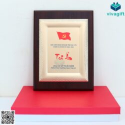 Bảng Vinh Danh Gỗ Đồng Tri Ân BVD-102 – Quatangviva.com