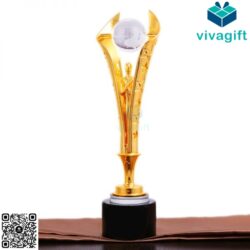 Cúp vinh danh kim loại CVD-K305 – Quatangviva.com