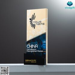 Cup Vinh Danh Pha Lê Màu CVD-P205 – Quatangviva.com