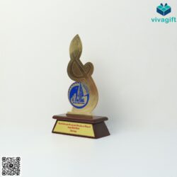 Kỷ Niệm Chương Gỗ Đồng Nốt Nhạc KN-D304 – Quatangviva.com