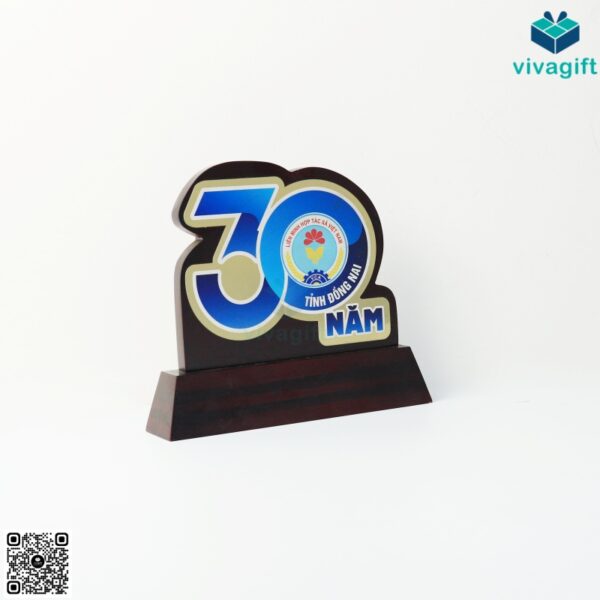 Kỷ Niệm Chương Gỗ Đồng Số 30 Năm KN-D306 4