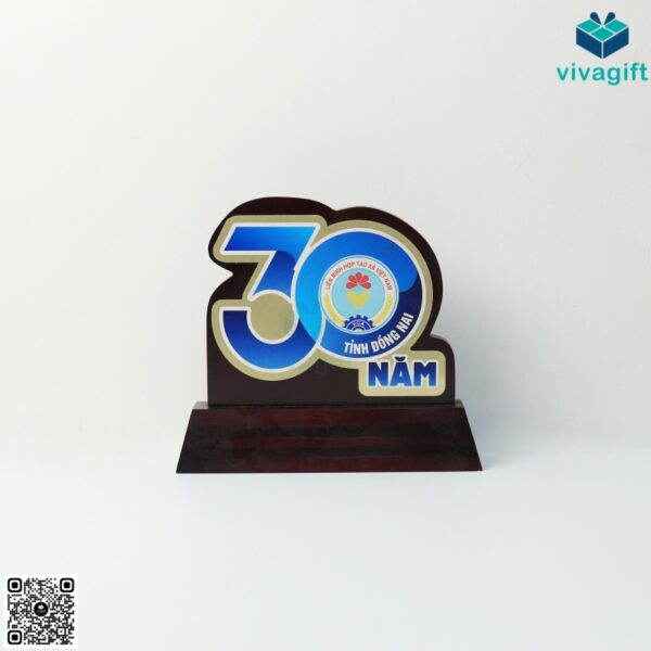 Kỷ Niệm Chương Gỗ Đồng Số 30 Năm KN-D306 2