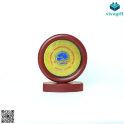 Kỷ Niệm Chương Gỗ Đồng Tròn KN-D303 – Quatangviva.com