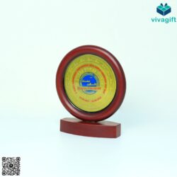 Kỷ Niệm Chương Gỗ Đồng Tròn KN-D303 – Quatangviva.com
