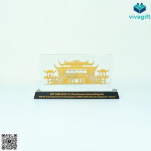 Kỷ Niệm Chương Pha Lê Chữ Nhật Ngang KN-P202 3