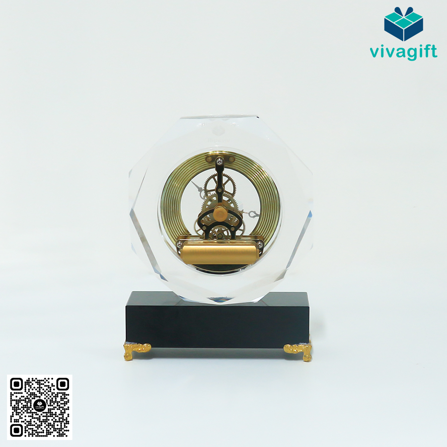 Đồng hồ pha lê để bàn
