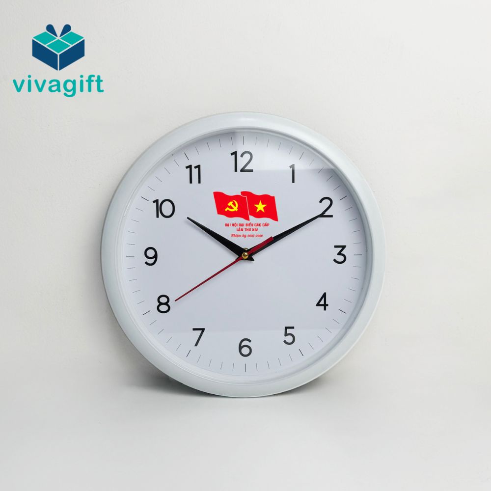 Đồng Hồ Treo Tường Tặng Đại Hội Đảng, Đoàn DH-B110 - Quatangviva.com