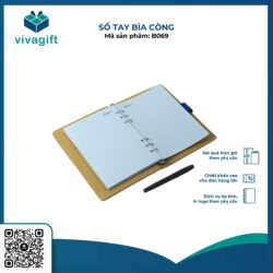 Sổ Tay Bìa Còng Gập 2 B069  – Quà tặng Viva