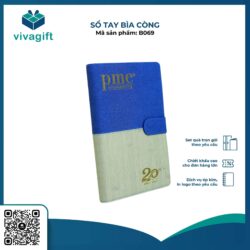 Sổ Tay Bìa Còng Gập 2 B069  – Quà tặng Viva